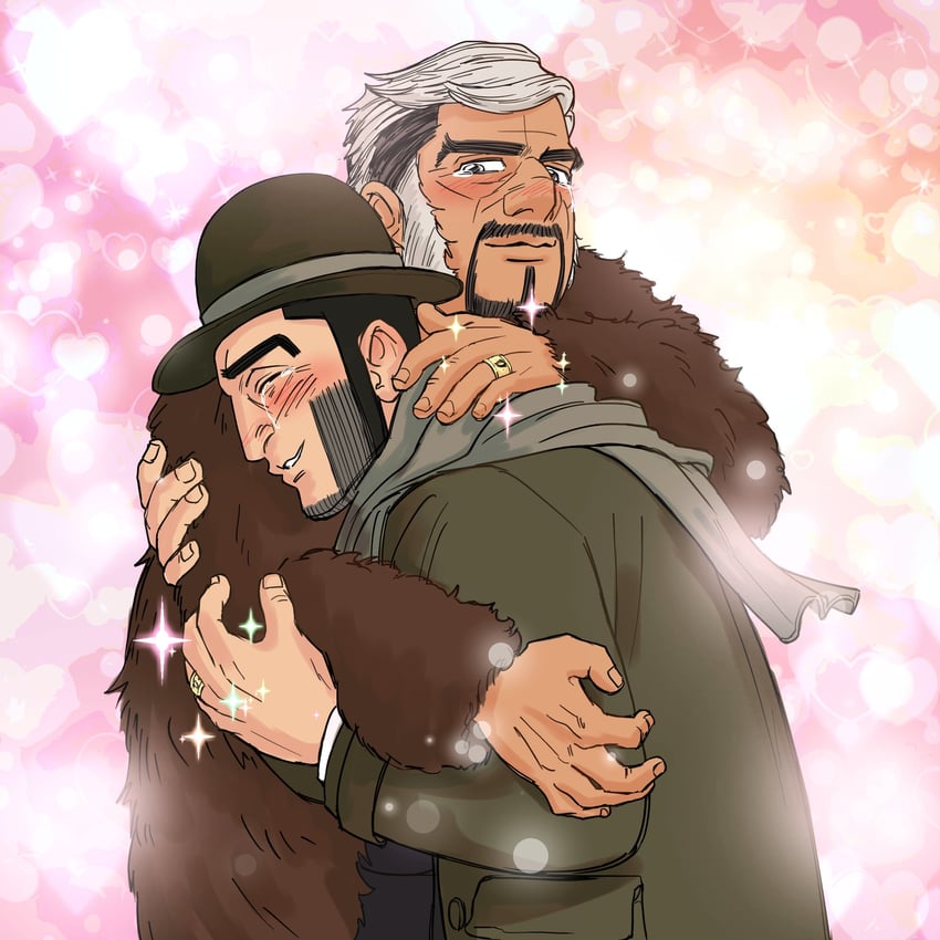 wakayama kiichirou and nakazawa tatsuya (golden kamuy) drawn by wrrmfla