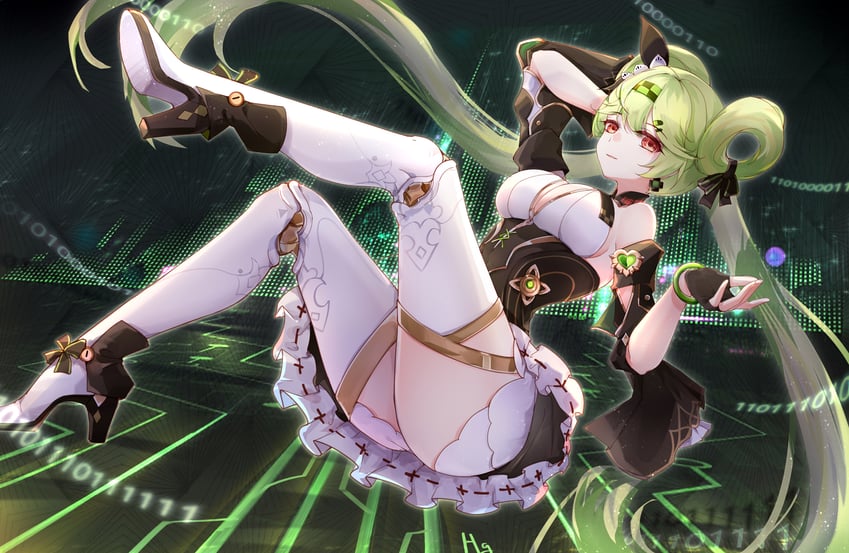 ai hyperion lambda (honkai and 1 more) drawn by shuiyinzijun