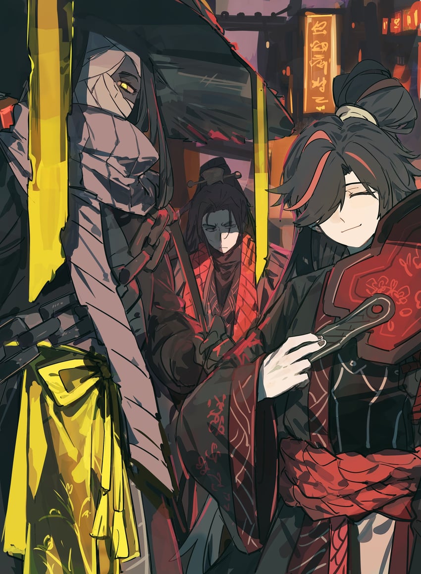 jia qiu, zigong, and zilu (project moon and 1 more) drawn by itokenaikei
