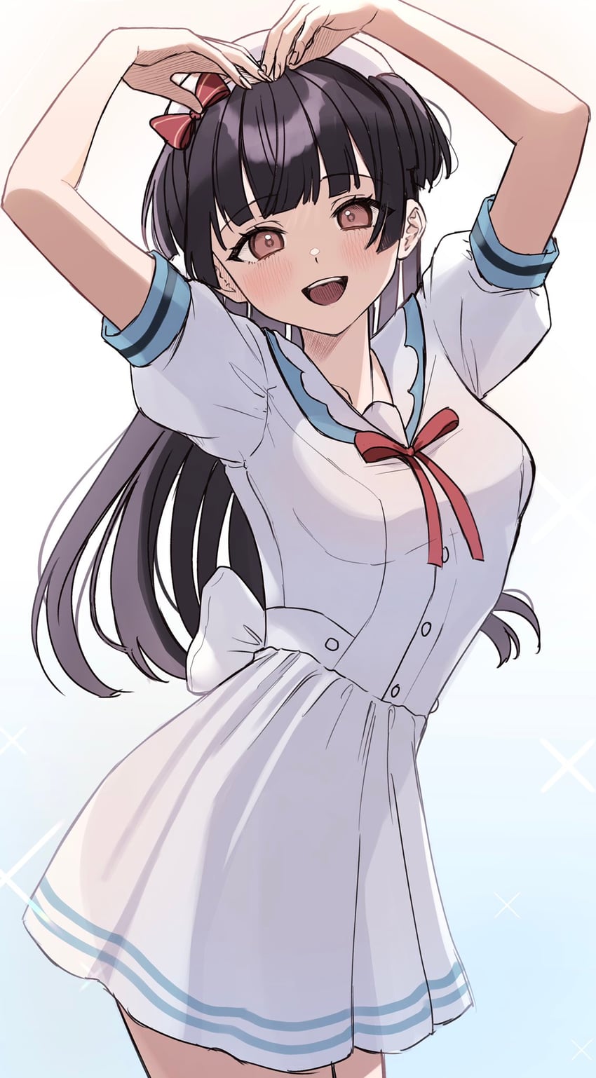mayuzumi fuyuko (idolmaster and 1 more) drawn by takio_(kani_sama)