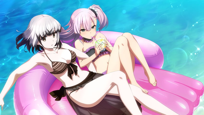 satsuki yomi and tsubakuro yume (toji no miko and 1 more)
