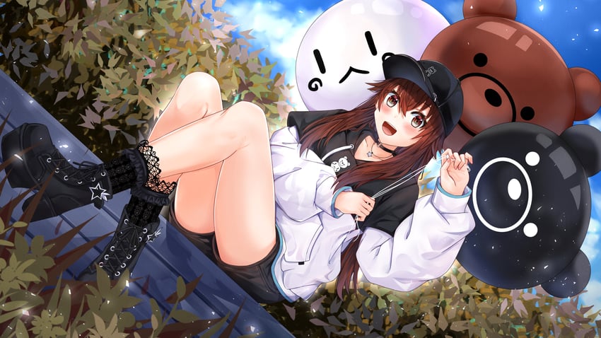 tokino sora, ankimo, and nun nun (hololive) drawn by fuwanian