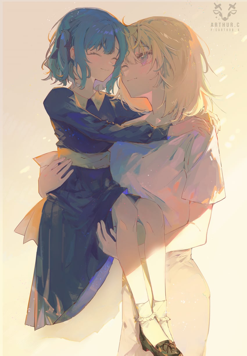 togawa sakiko, wakaba mutsumi, and misumi uika (bang dream! and 1 more) drawn by arthur_c