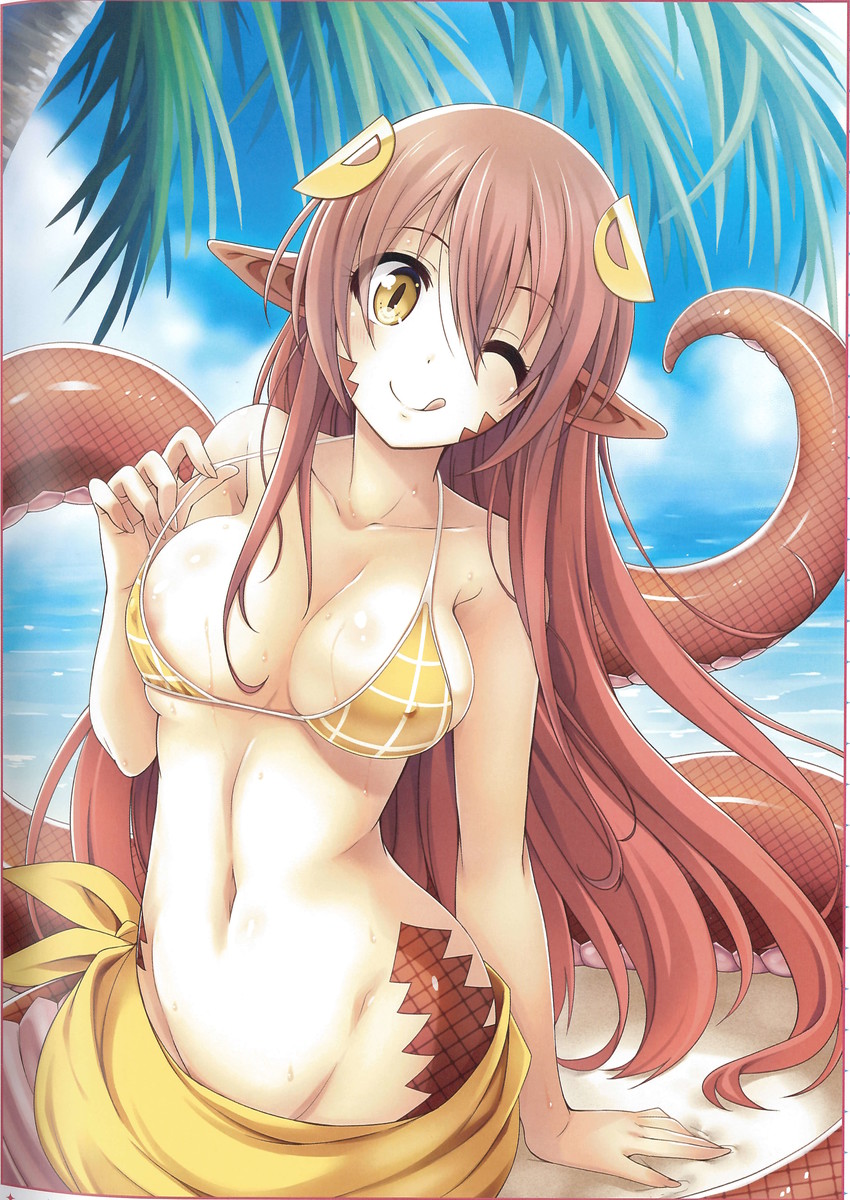 miia (monster musume no iru nichijou) drawn by eitarou_(kaminari_neko)