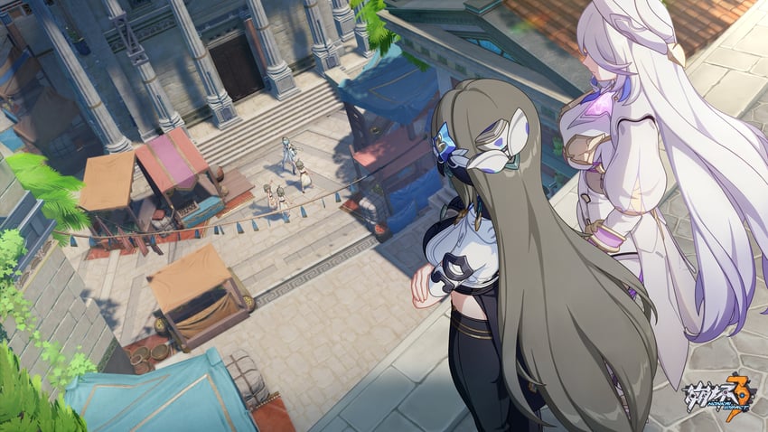griseo, vita, and misteln schariac (honkai and 1 more)