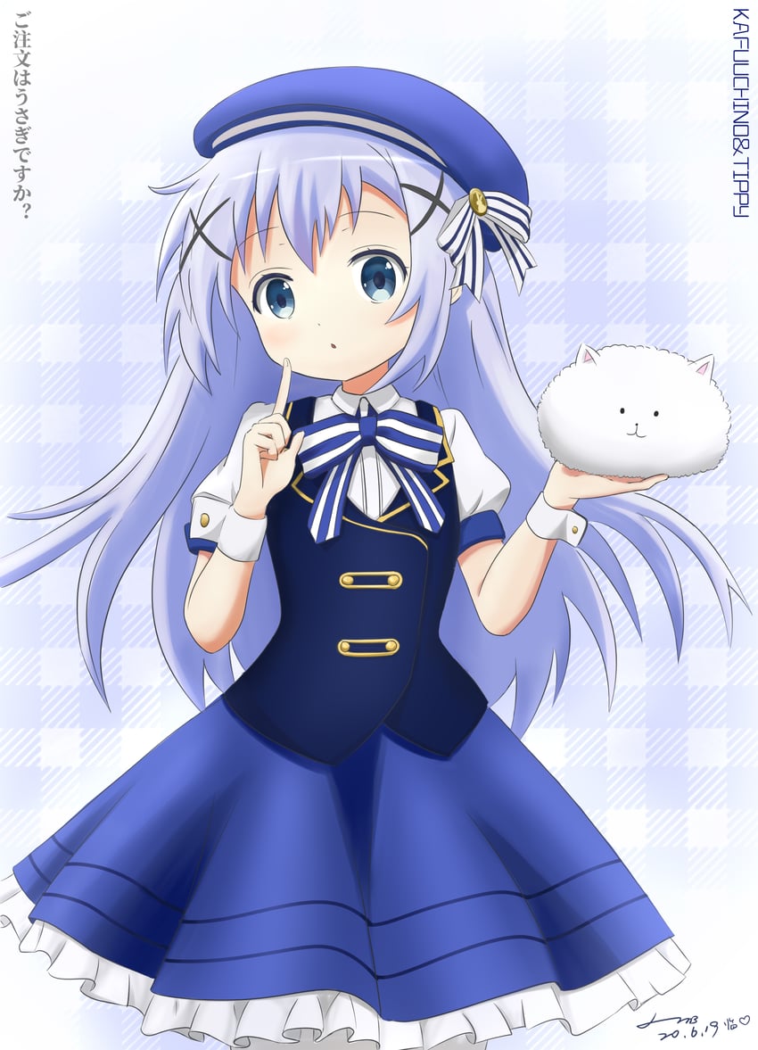 kafuu chino and tippy (gochuumon wa usagi desu ka?) drawn by painter-lhb