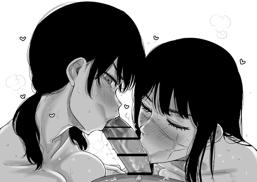 yoru and mitaka asa (chainsaw man) drawn by kaiman_garupan
