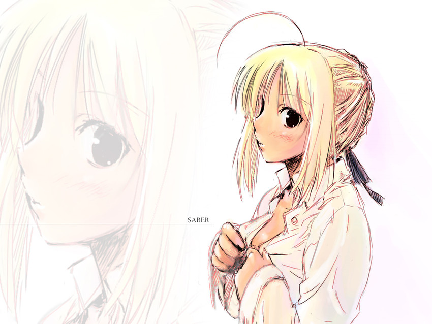 artoria pendragon and saber (fate and 1 more)