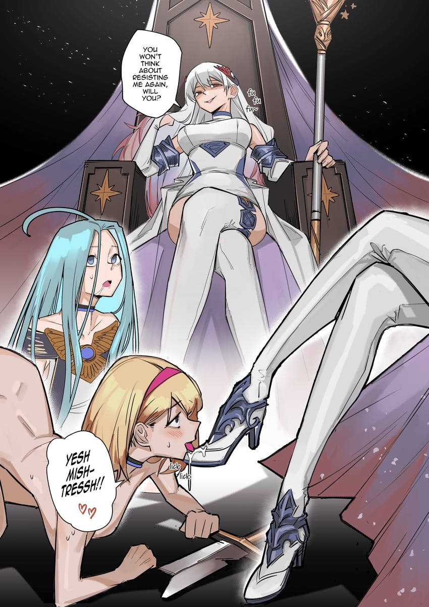 djeeta, lyria, and lilith (granblue fantasy and 1 more) drawn by oha_v