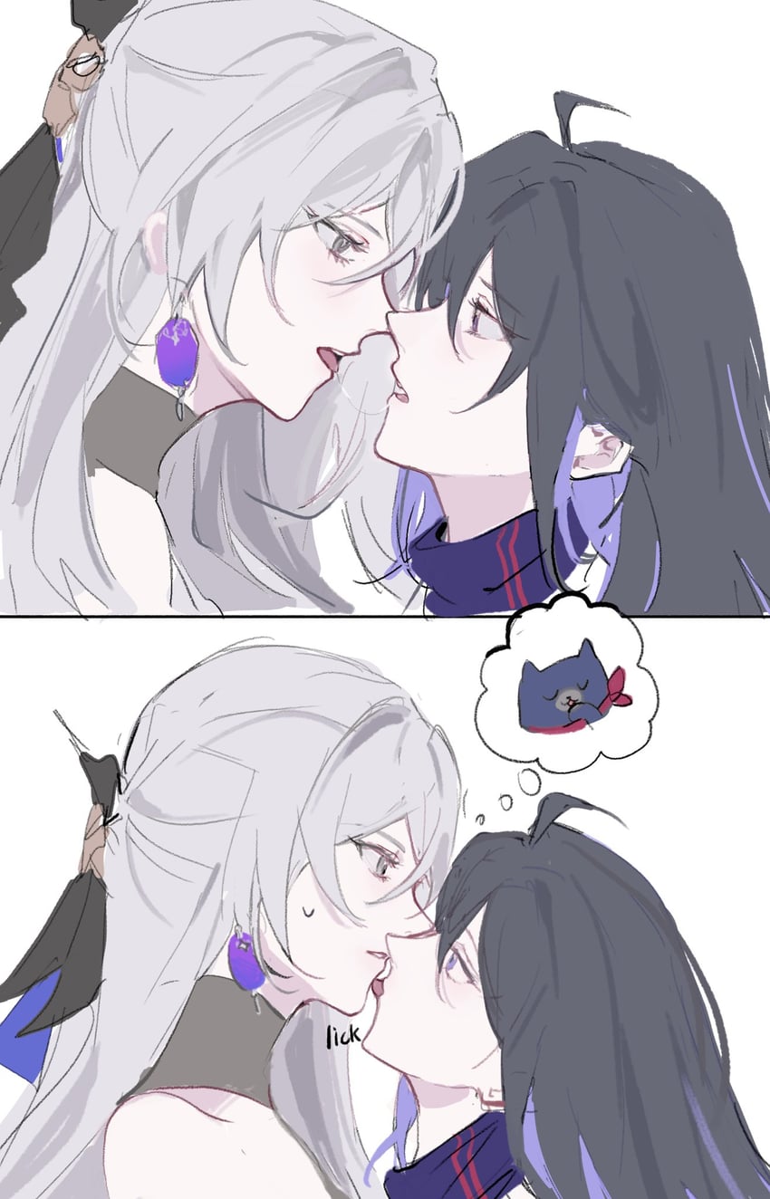 bronya rand and seele (honkai and 1 more) drawn by oldsprout1108