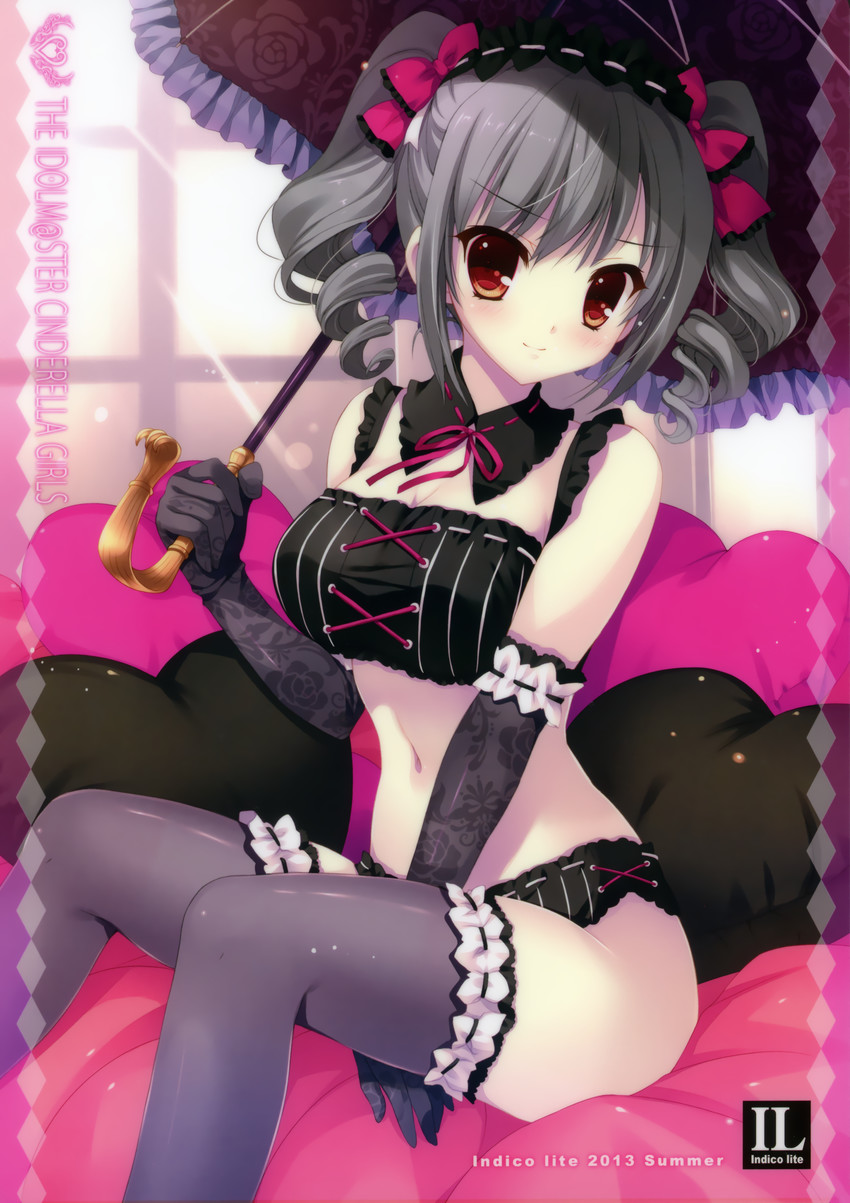 kanzaki ranko (idolmaster and 1 more) drawn by mitha