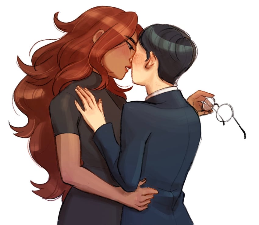 carmen sandiego and julia argent (carmen sandiego) drawn by jacketsleeves