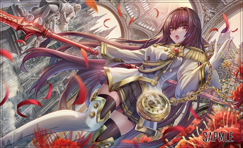 scathach (fate and 1 more) drawn by torino_aqua