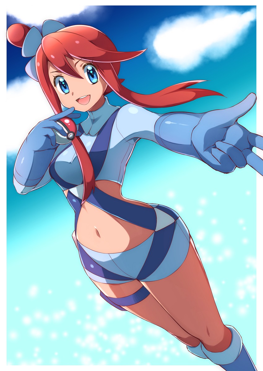 skyla (pokemon and 1 more) drawn by miyama_(yakinikusushi_the_royal)