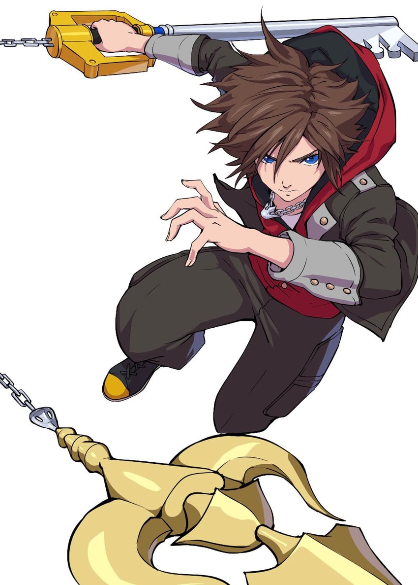 sora (kingdom hearts and 1 more) drawn by ozkh