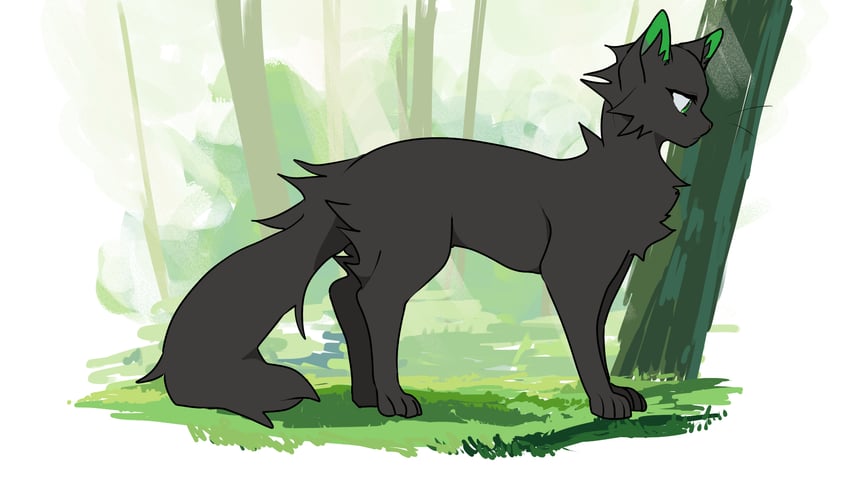 hollyleaf (warrior cats and 1 more) drawn by minamia23