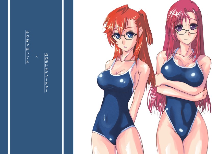kazami mizuho and takatsuki ichika (ano natsu de matteru and 1 more) drawn by nenchi