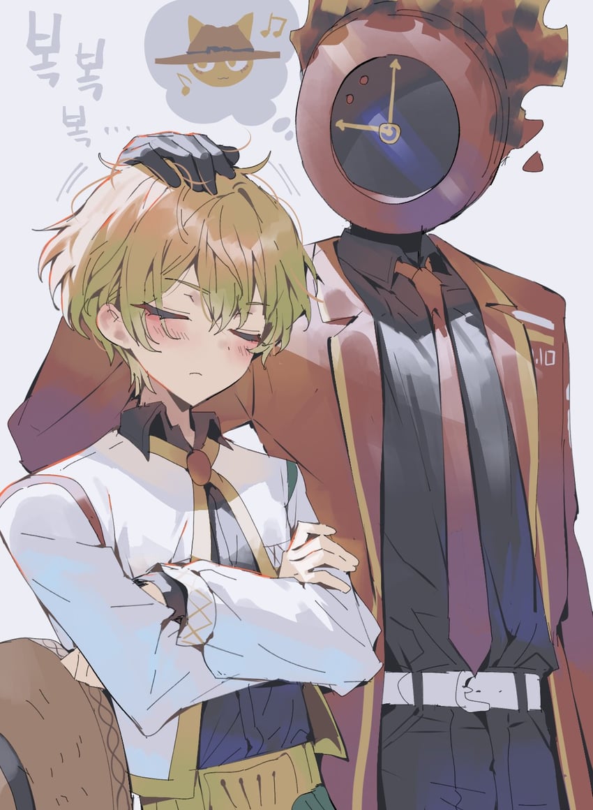 sinclair and dante (project moon and 1 more) drawn by maratang