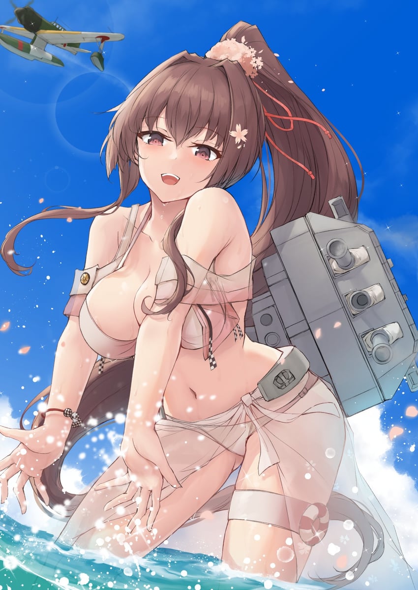 yamato and yamato kai ni (kantai collection) drawn by k_jie