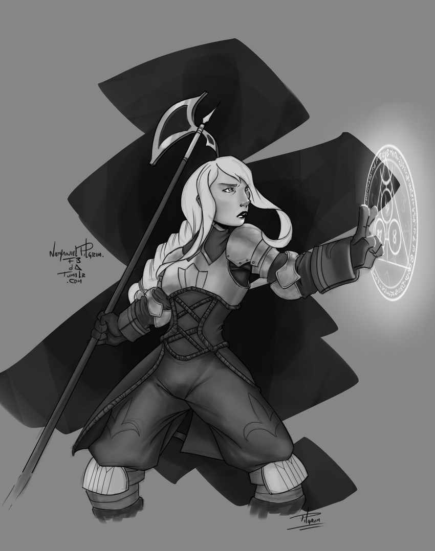 agrias oaks (final fantasy and 1 more) drawn by drawfag