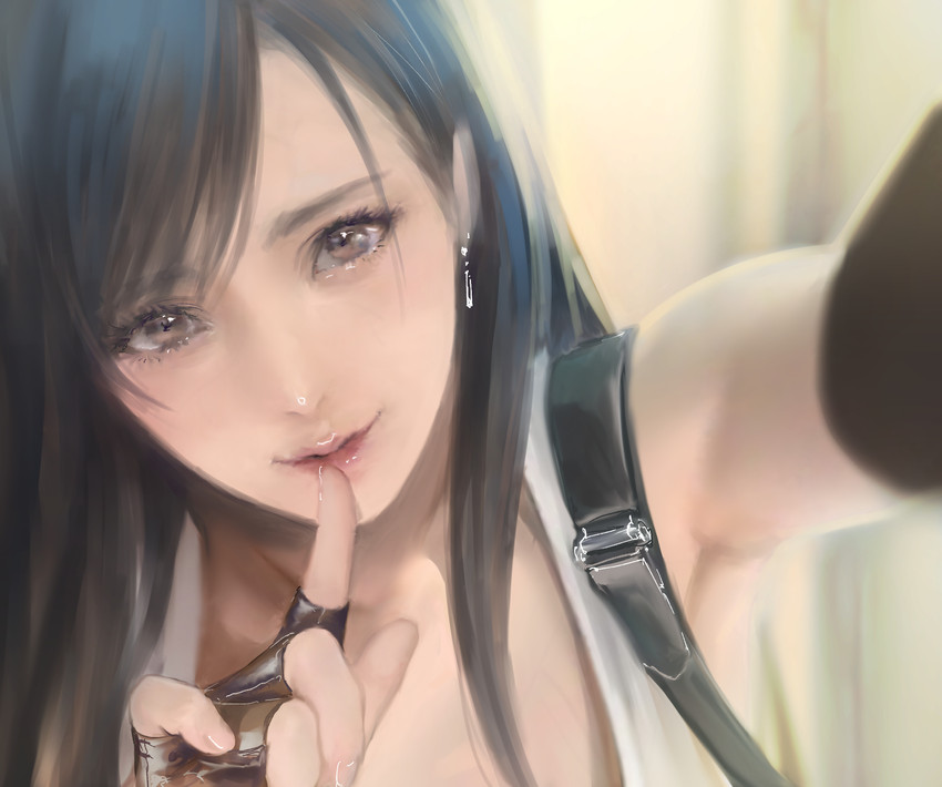 tifa lockhart (final fantasy and 1 more) drawn by shoji_sakura