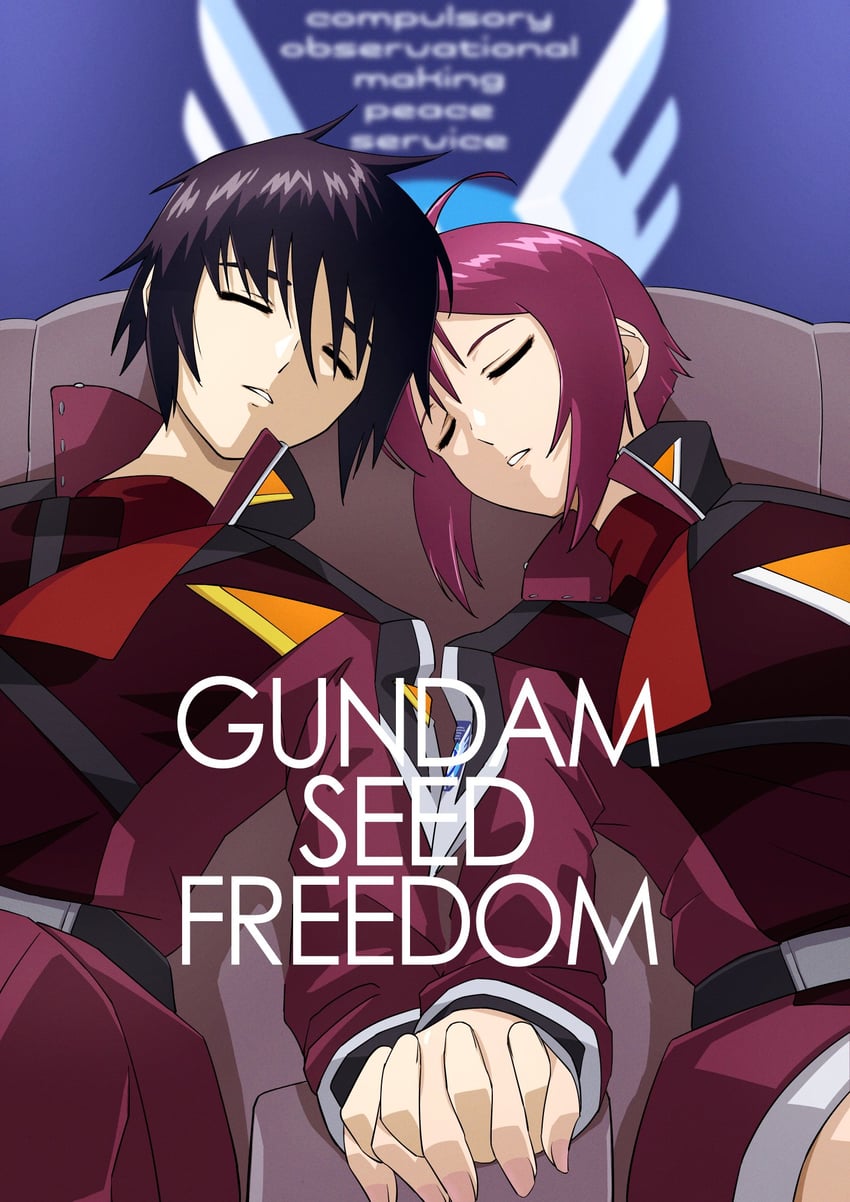 lunamaria hawke and shinn asuka (gundam and 2 more) drawn by takatoshi