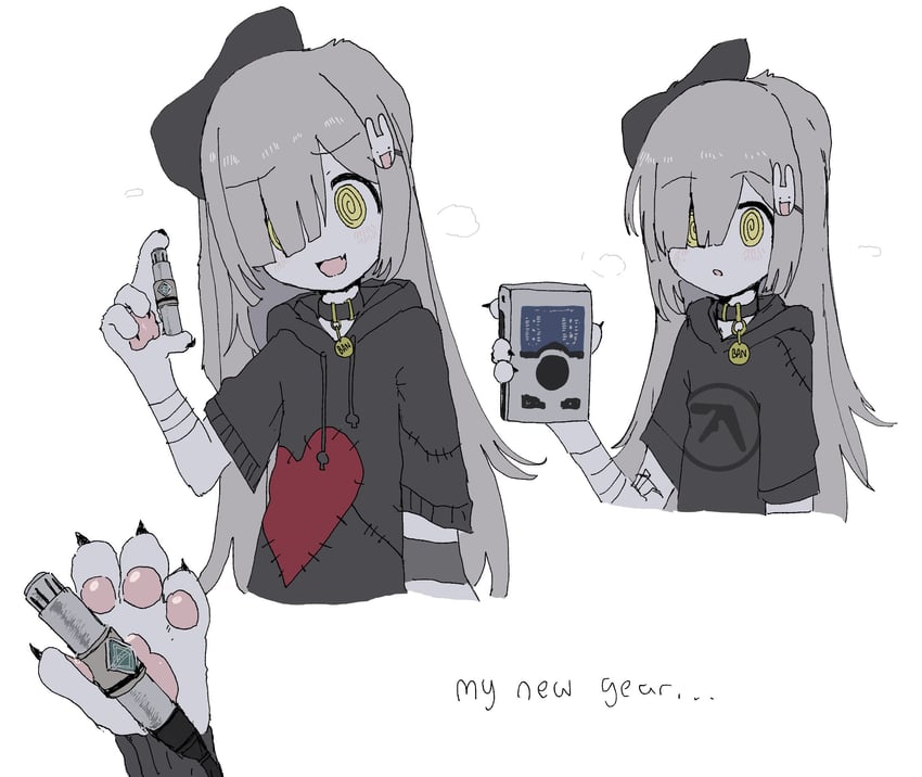 oyasu miyo (indie virtual youtuber and 1 more) drawn by vreparty