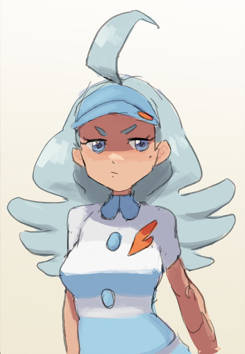 kahili (pokemon and 1 more) drawn by karu_184