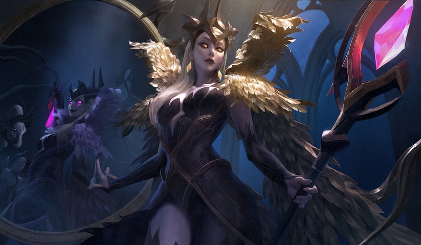 leblanc and coven leblanc (league of legends) drawn by sangsoo_jeong