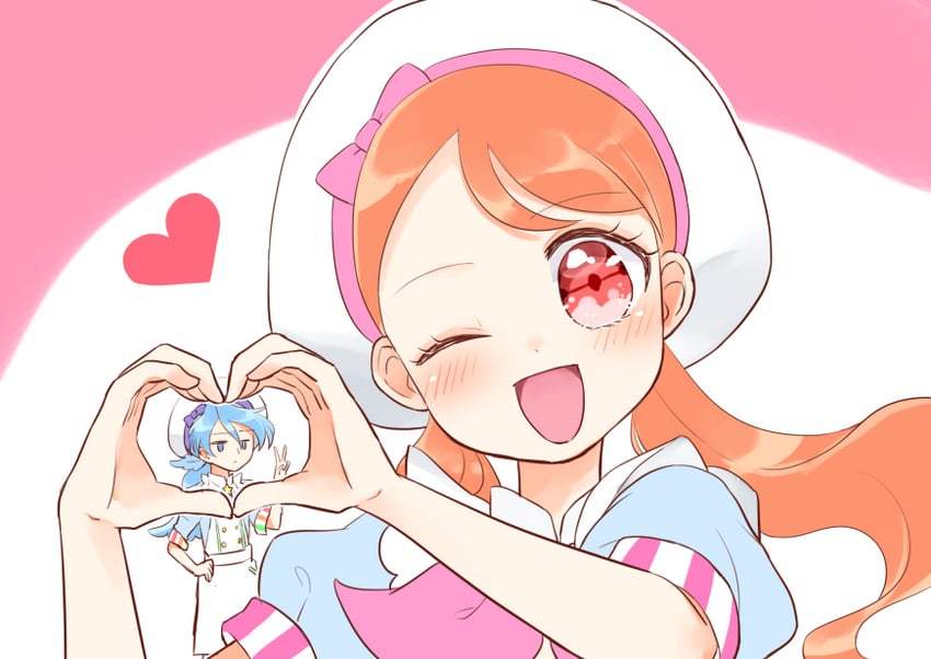 usami ichika, julio, and kuroki rio (precure and 1 more) drawn by aihira_(aihira12)