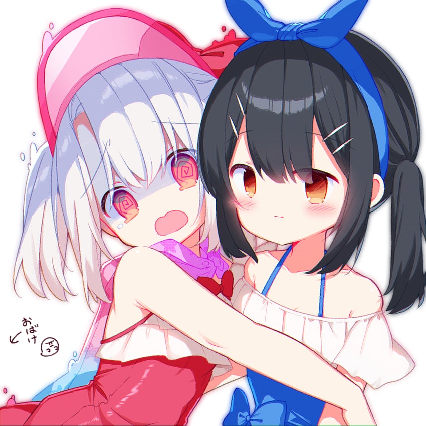 illyasviel von einzbern and miyu edelfelt (fate and 1 more) drawn by chomo_(kdeko)