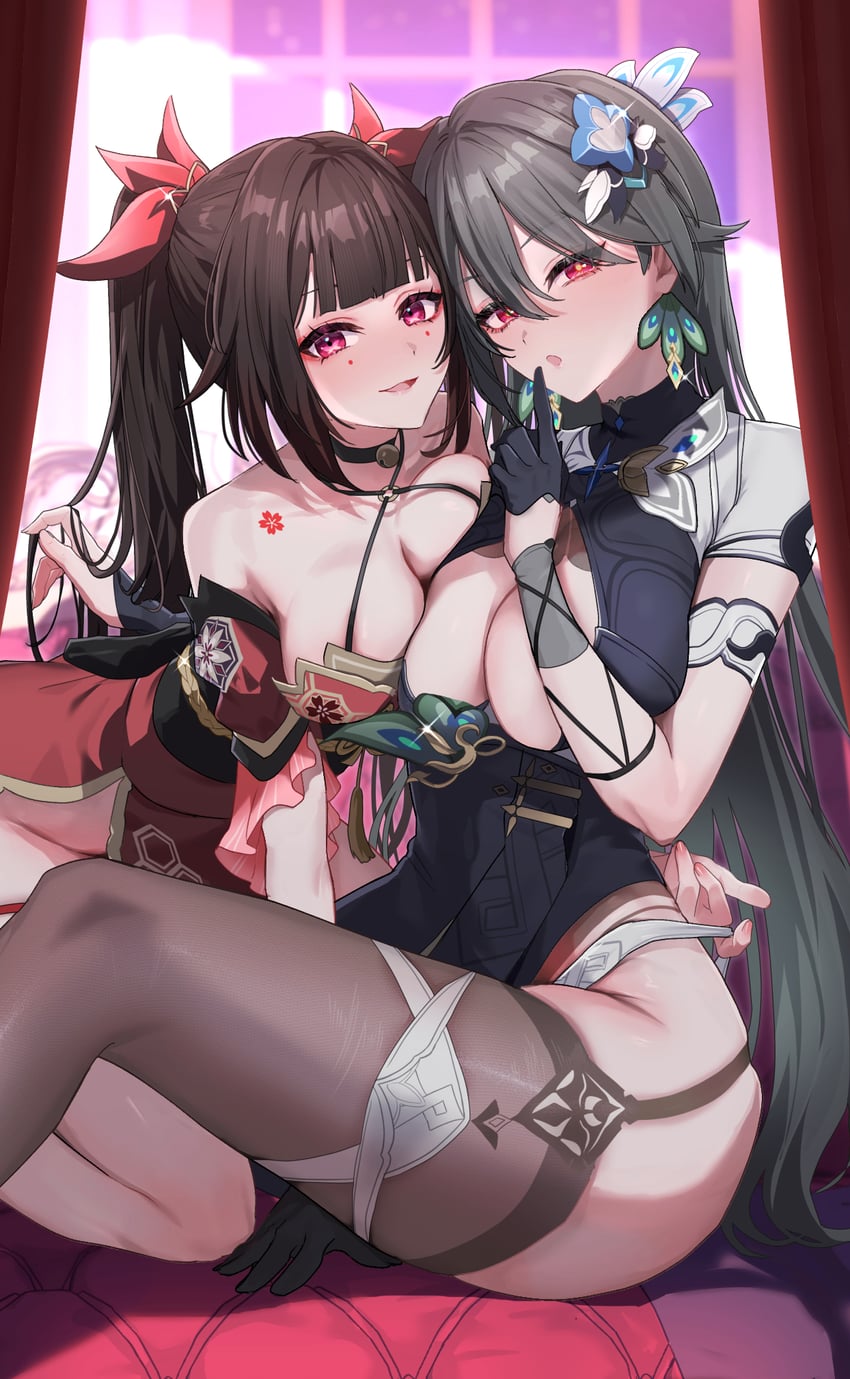 sparkle and vita (honkai and 3 more) drawn by anzu0130