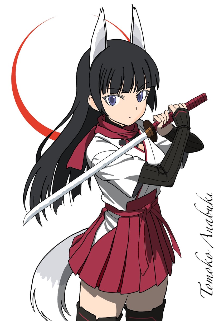 anabuki tomoko (world witches series and 1 more) drawn by karee@luminous_4th