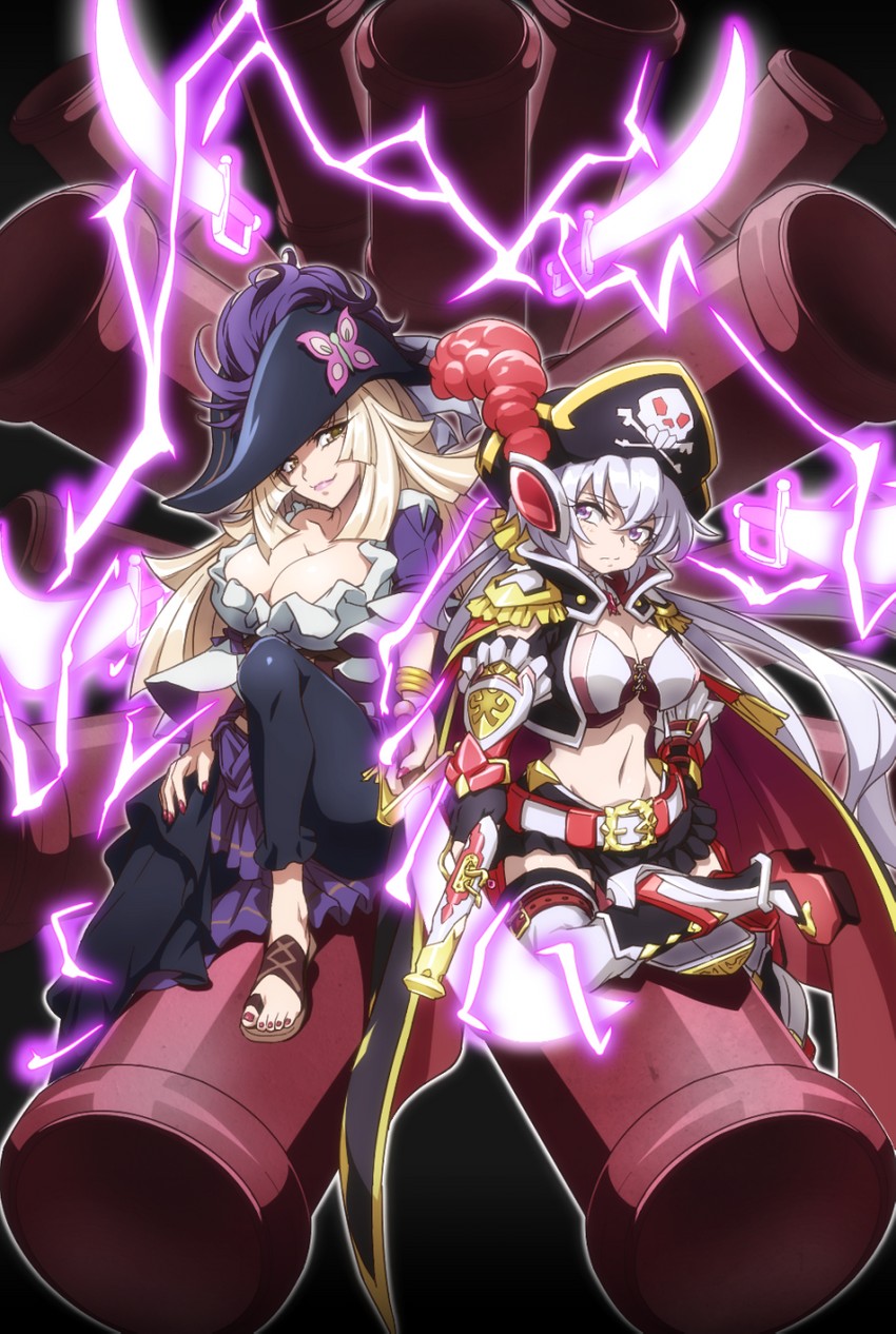 yukine chris and fine (senki zesshou symphogear and 1 more) drawn by uganda_(ugandam_00)