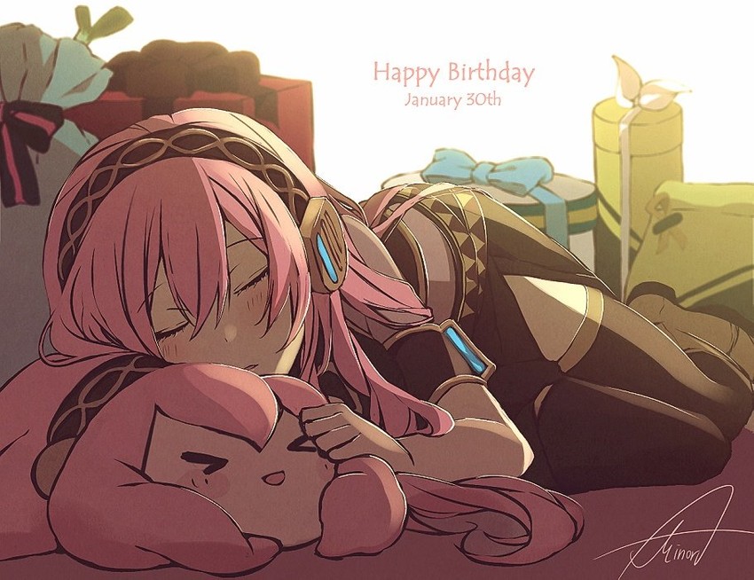 megurine luka and takoluka (vocaloid) drawn by asagao_minoru