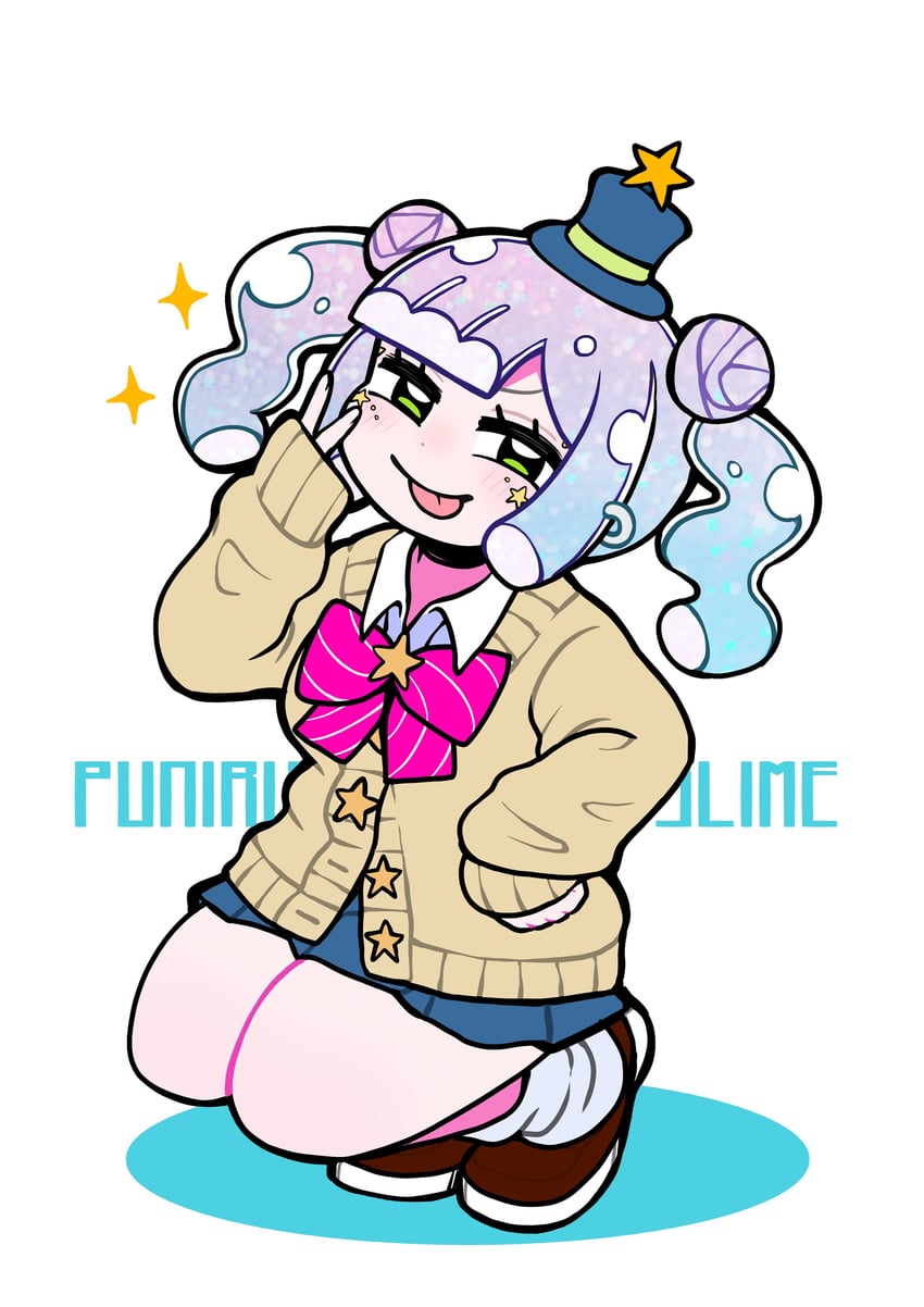 puniru and gyaru kawaii puniru (puniru wa kawaii slime) drawn by toman_rock