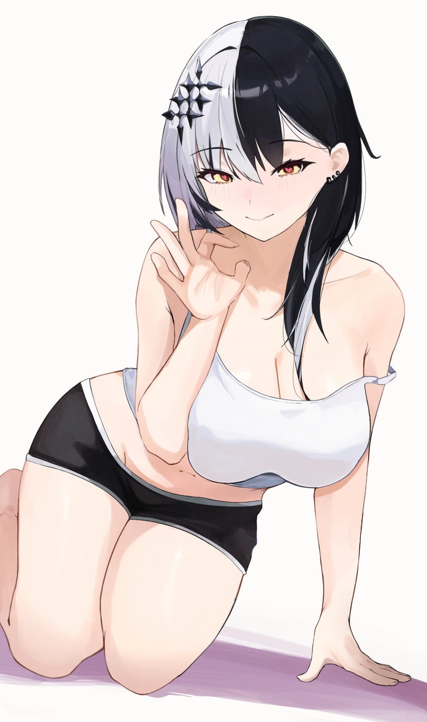 shiori novella (hololive and 1 more) drawn by ku_roiko