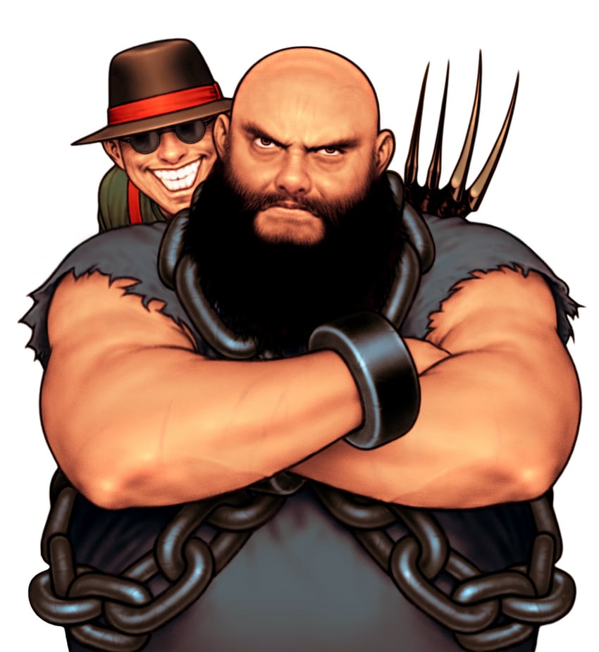 chang koehan and choi bounge (snk and 1 more) drawn by mori_toshiaki