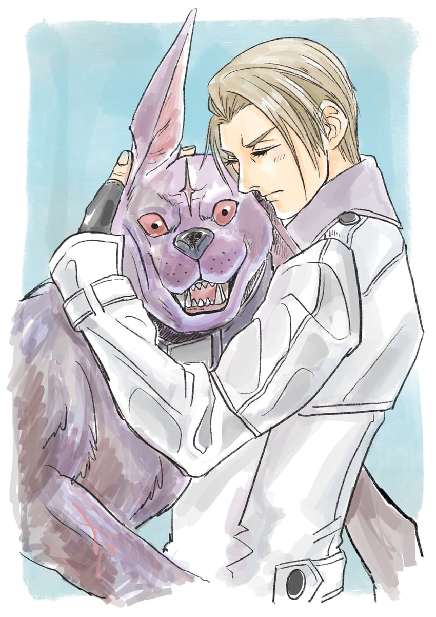 rufus shinra and dark nation (final fantasy and 1 more) drawn by nomoss06