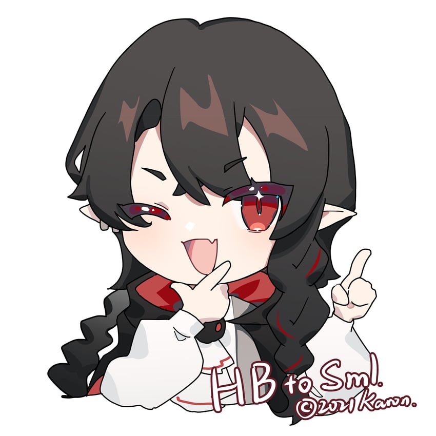samael (nijisanji and 1 more) drawn by karon_(vtuber)_(artist)