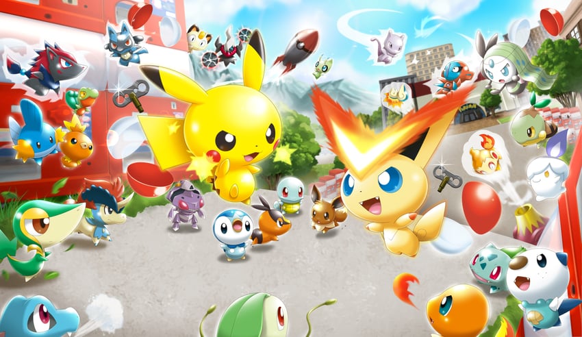 pikachu, eevee, piplup, lucario, bulbasaur, and 24 more (pokemon and 2 more)