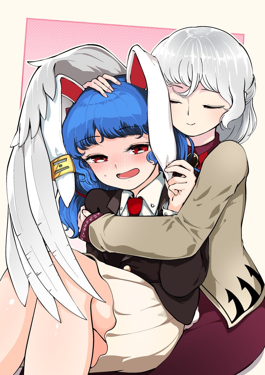 kishin sagume, seiran, and moon rabbit extra (touhou) drawn by kaisenpurin