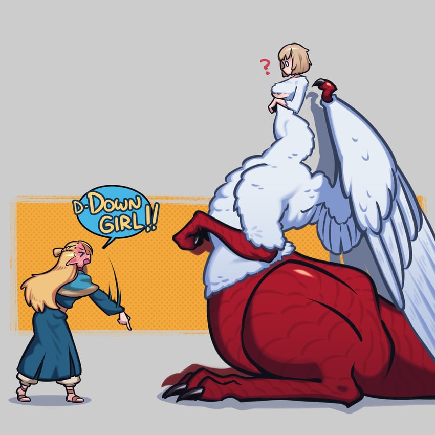 marcille donato and falin touden (dungeon meshi) drawn by loen