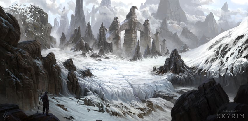 dovahkiin (the elder scrolls and 1 more) drawn by michal_kus