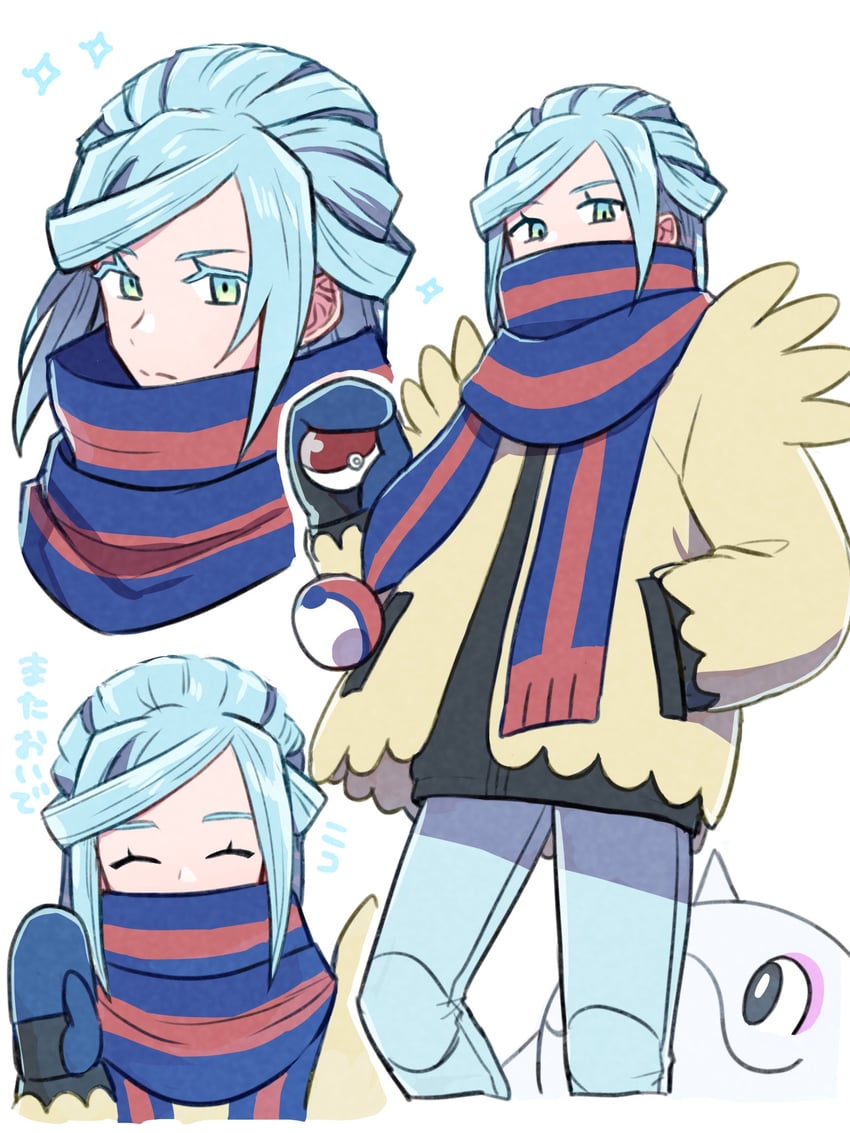 grusha and cetoddle (pokemon and 1 more) drawn by apo_518