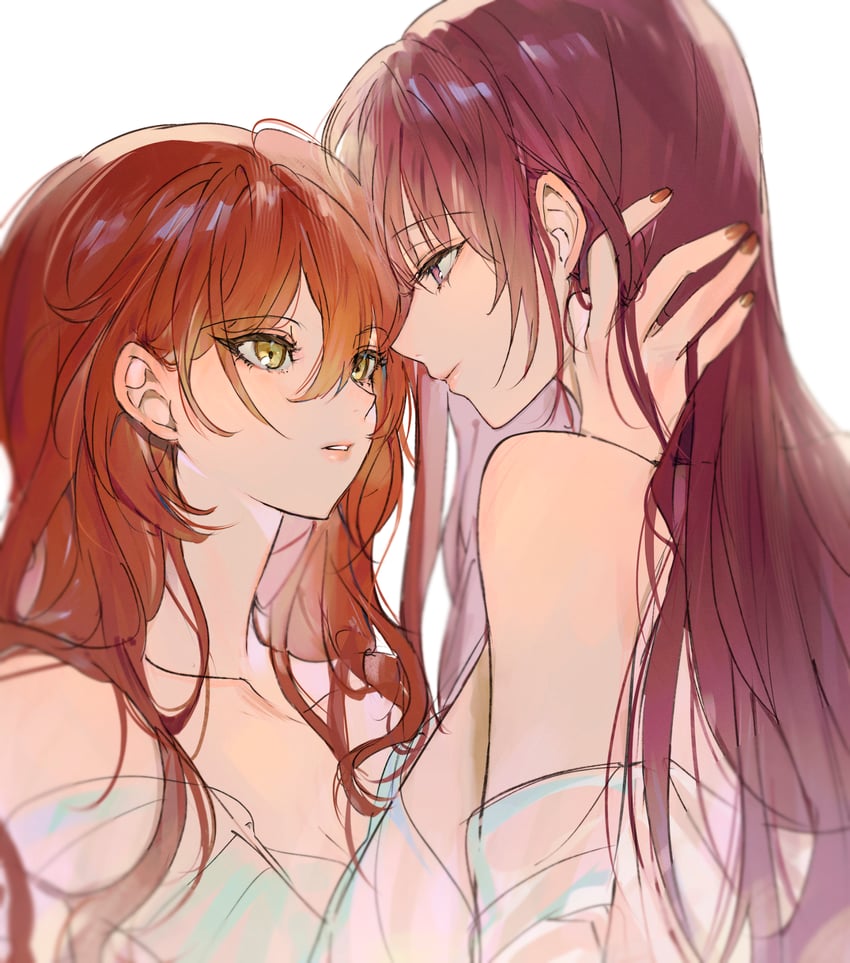 kafka and himeko (honkai and 1 more) drawn by chibiya1010