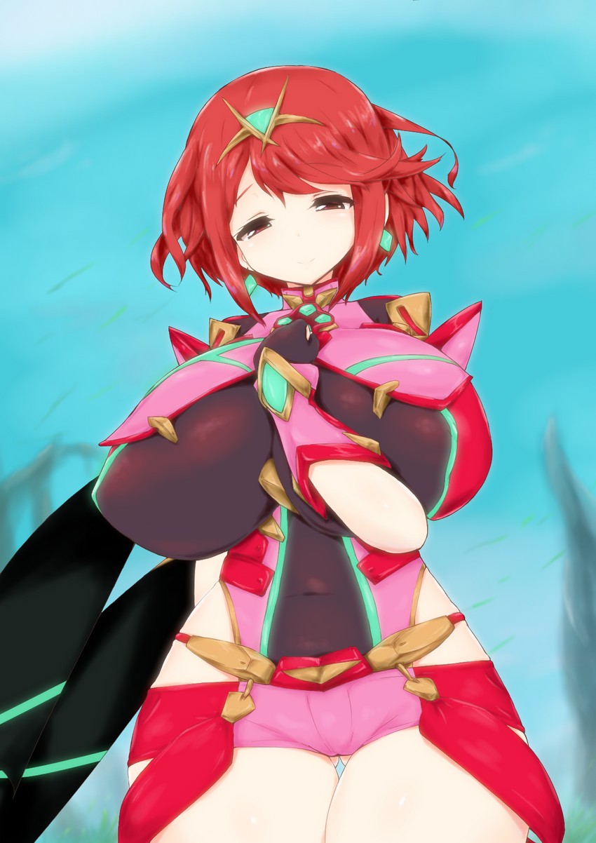 pyra (xenoblade chronicles and 1 more) drawn by bea_(bropmlk)