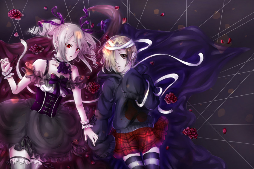 shirasaka koume and kanzaki ranko (idolmaster and 1 more) drawn by kohamonin
