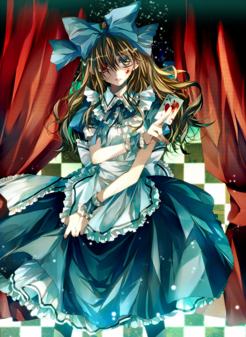 alice (alice's adventures in wonderland) drawn by tsukioka_tsukiho