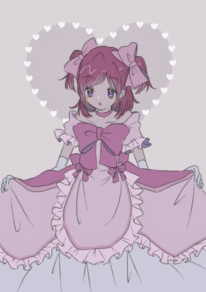 yumehara nozomi (precure and 1 more) drawn by atat_karubi